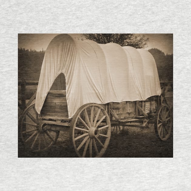 Old Covered Wagon by KirtTisdale